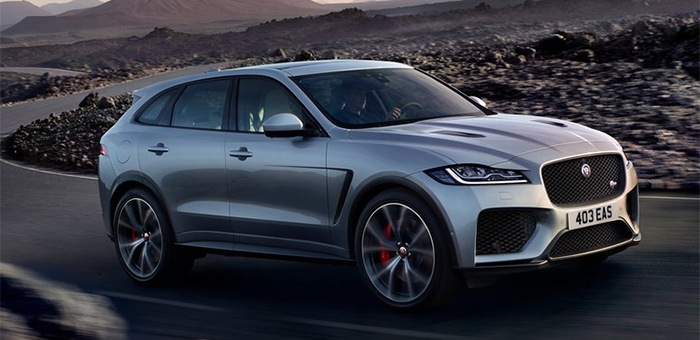捷豹F-Pace SVR官图发布 或售54.34万元